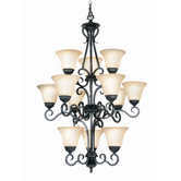 Jamestown 12 Light Chandelier