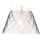 Romeo Louis II Suspension Lamp in Clear Glass