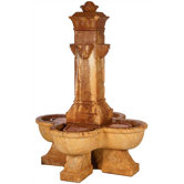 Centerpiece Cast Stone Regal Tower Fountain