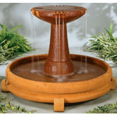 Centerpiece Stone Overflowing Spill Dish Cascade Fountain