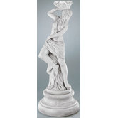 Pooled Cast Stone Lorelei in Toscana Pool Fountain