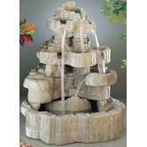 Nature Cast Stone Medium Rock Falls Fountain