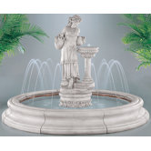 Figurine Cast Stone Angella in Toscana Pool Fountain