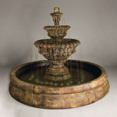 Cast Stone Valencia Spill Fountain