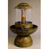 Cast Stone Ring of Diamonds Fountain
