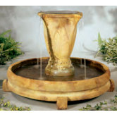 Centerpiece Stone Overflowing Vase Fountain
