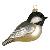 Black Capped Chickadee Ornament