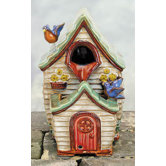 Porcelain Birdhouse Fountain