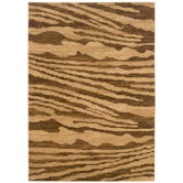 Opulence Cream/Light Brown Woodgrain Inspired Rug