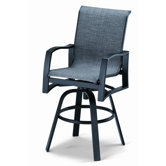 Momentum Sling Bar Height Swivel Arm Chair