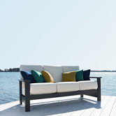 Leeward Cushion Three-Seat Sofa