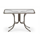 56'' Rectangle Glass Top Counter Height Table