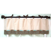 Mad About Plaid In Blue Curtain Valance