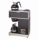 Pourover Commercial 12 Cup Coffee Brewer with Two Easy Pour Commercial Decanters