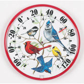Designer Edition Indoor / Outdoor Songbirds Thermometer