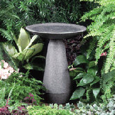 Neo Classic Black Granite Bird Bath