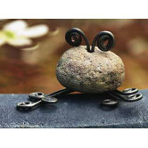 Stone Frog Mini Statue