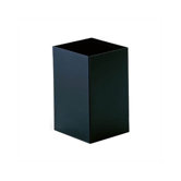 Segmenti Square Waste Basket in Black