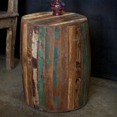Reclaimed Wood End Table