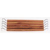 Pant Trolley Bars in Natural Cedar Finish (Box of 5)