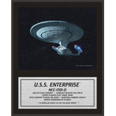 Star Trek: The Next Generation Enterprise NCC-1701-D Sublimated Plaque - 15" x 12"