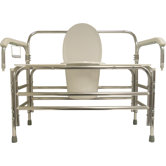 Bariatric Bedside Commode with Swing Away Arms