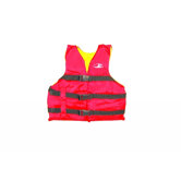 Life Youth Vest in Red / Yellow
