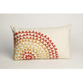 Ombre Threads Rectangle Indoor/Outdoor Pillow in Warm