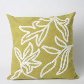 Windsor Square Indoor/Outdoor Pillow in Lime