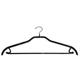 Mawa Silhouette 41/FRS Hangers in Black (Pack of 12)