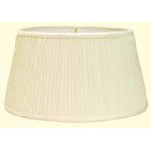 Mushroom Pleat Shallow Drum Shade