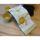 Treetop Yellow Green Tea Towel (Set of 3)