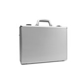 Agent Aluminum-Like 15.4" Attache in Silver
