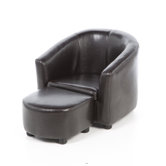 Youth Chair and Ottoman Set