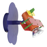 Airplane Wall Spotlight in Multi-Coloured