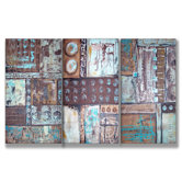 Aqua Dreams No.2 Triptych Wall Art