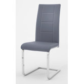 Schwingstuhl "Josy" in Grau / Chrom