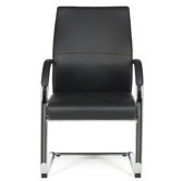 Freischwinger "Palermo Visitor" in Schwarz / Chrom