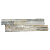 Quartzite 6" x 24" Natural Ledge Stone in Sierra Blue