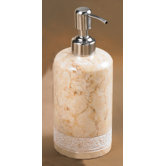 Champagne Marble Spa Hand Carved Liquid Soap Dispenser