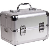 Dot Pattern 2 Tiered Makeup Train Case