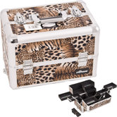 Interchangeable Professional Cosmetic Makeup Train Case