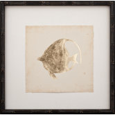 Gold Leaf Fish IV Art