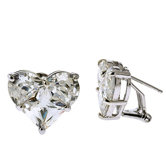 Designer Inspired Cubic Zirconia Diamond Earrings