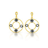 Cubic Zirconia Round Earrings