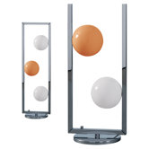 Bubble T Table in Brushed Nickel