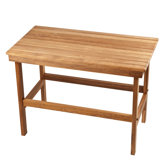 Teak Rigid Leg Bench