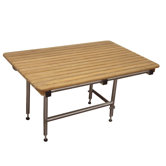 Teak Shower Transfer Bench/Seat with Legs