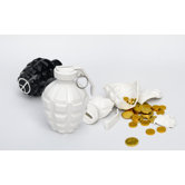 Biaugust A Love Grenade Coin Bank