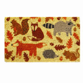 Foxy Fall Friends Coir Mat